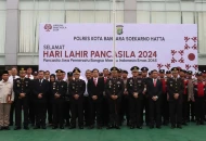 Hari Lahir Pancasila, 79 Personel Polresta Bandara Diganjar Penghargaan